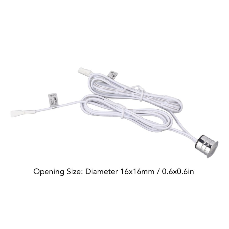 Blue LED Touch Switch Embedded Installation Heat Dissipation Touch Switch