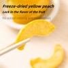 Freeze dried yellow peach,Dehydrated peaches，dried peaches， No Sugar Added, Crisp