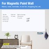 HOMiDEK Large Magnetic Backing Whiteboard: 36x48 Flexible Dry Erase Writting