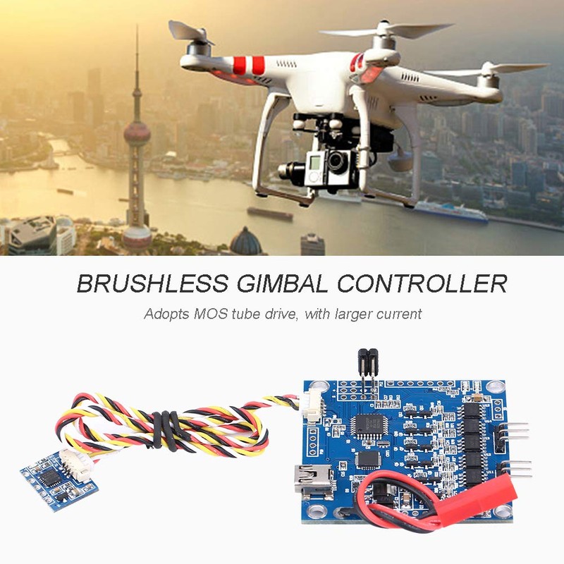 Raguso Gimbal Driver, Using Mos Tube Drive Brushless 2-Axis Gimbal