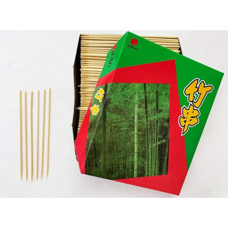 Maruwa 21033 Commercial Bamboo Skewers, 5.9 inches (15 cm), 2.2