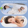 ROYALAY Back Sleeping Training Pillow, Memory Foam Beauty Pillow with