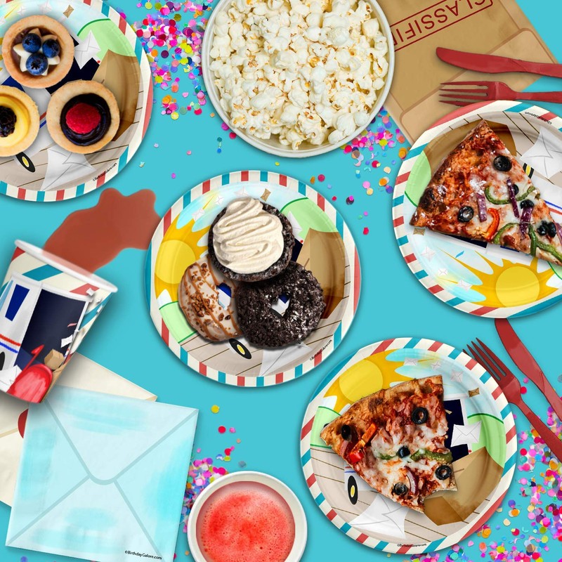 Mailman - Juego de suministros para fiesta de cumpleaños (16