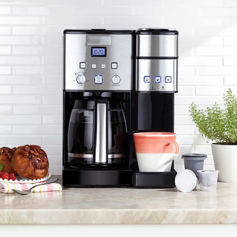 2PCS Reusable Coffee Filter Cups, Compatible with SS-RFC Single Serve