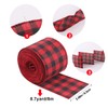 Fvviia Christmas Buffalo Plaid Ribbon,8.7 Yards x 2.5 Inches Christmas