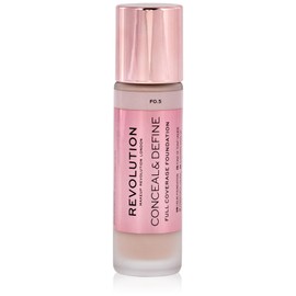 Makeup Revolution Conceal & Define Foundation, F0.5, 23 ml