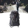 Black Outdoor Backpack Nylon Lightweight Water Repellent Hiking Sports Backpack