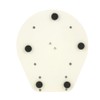 1pc 2-hole Dental Control Foot Switch Round Pedal Dental Chair