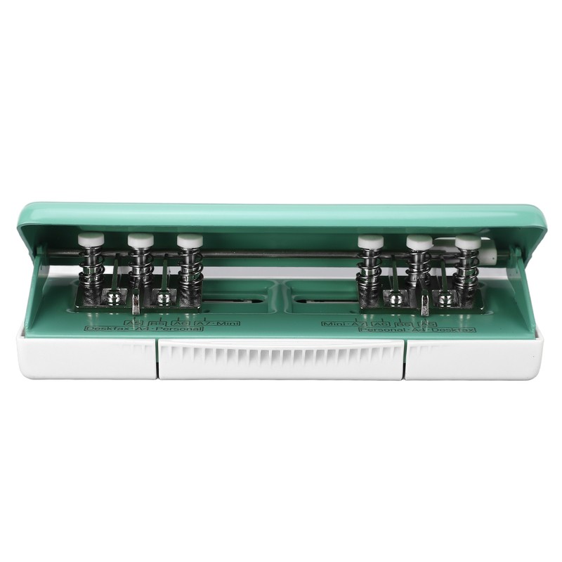 6 Hole Paper Puncher Spacing Adjustable Planner Hole Puncher for