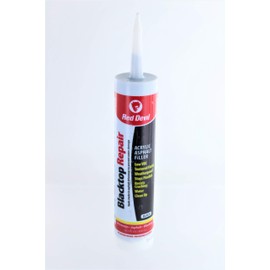 Red Devil 0637 6 Pack 10.1 oz. Blacktop Acrylic Repair Sealant, Black