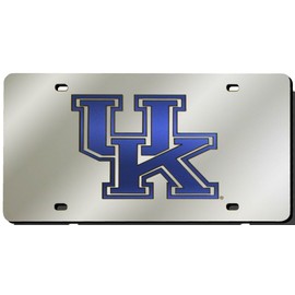 Kentucky Deluxe Silver Mirrored Laser Cut License Plate