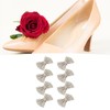 8pcs Bow Shoe Clips Detachable Bowknot Shoe Buckle Decorative Removable