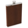 2 oz Brown Textured Leather Pattern 304 (18/8) Food Grade