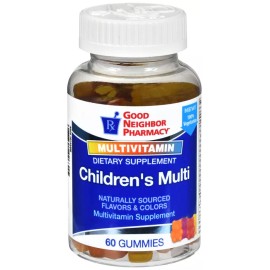 GNP CHILDRENS MULTIVITAMIN FRUIT GUMMY 60CT