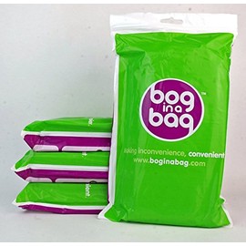 Boginabag Genuine Bog in a Bag Refill Pack (5 Bags per Pack) - Suitable for Camping, Festivals, Fishing & Travelling (FOUR PACK)