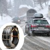 Datanly 6 Pack Adjustable Snow Tire Chains for Tire Width