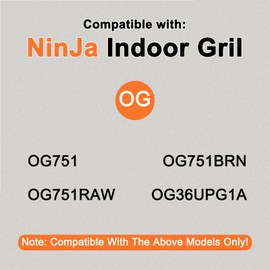 Meat Thermometer,Bbq Meat Probe Air Temperature Thermometer Probe Replacement Compatible with Ninja Ninja OG700 Smart XL 7-in-1 Indoor Grill & Air Fryer Stainless Steel Thermometer Meat Probe