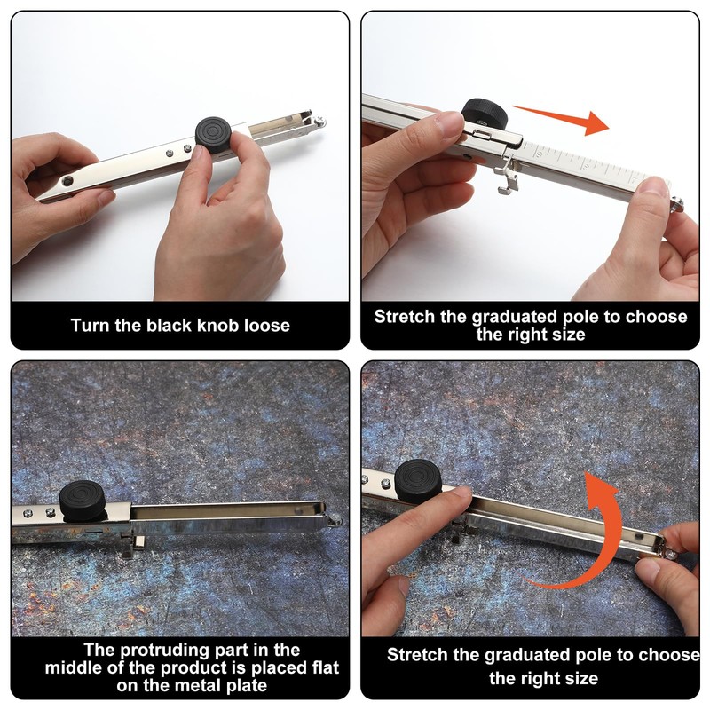 Dunzoom 2 Pack Sheet Metal Scribe Marking Gauge Sheet Metal