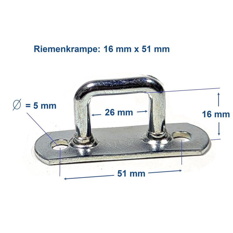 EnB, Eye Plate, Bow Clam, Strap Ramp, Various Sizes, Extremely