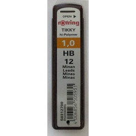 Rotring Hi Polymer 1,0 HB Leads Of 12 S0312700 New In Pack 24 Leads 2 Tubes