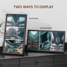 Heimlove 6x11 inch Metal Picture Frame,Aluminum Photo Frames-Tempered Glass,Wall or Tabletop Display Mounting,Simple and Elegant Decor for Wall