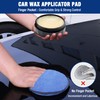WORKPRO 18-Pack Car Wax Applicator Pads, Microfiber Applicator Pad with