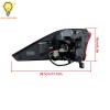 auto-Lightingo For Toyota Grand Highlander 2024 Lamp Tail Light Outer