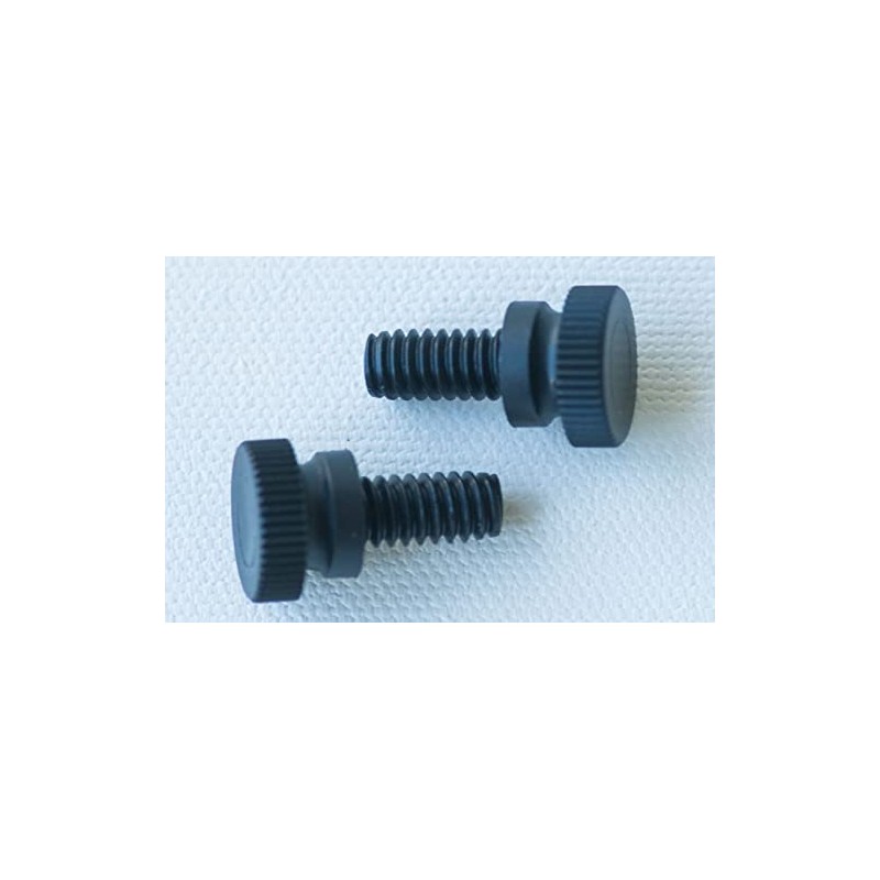 Nylon Thumb Screws, 1/4"-20 Thread (10, Black, 1/2")