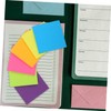 Operitacx 1 Set of Sticky Notes for School Neon Notes