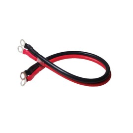 One Gain Special Parallel Cable KIV Wire Cable 38SQ KIV 0.4m Red Black Set Round Crimp Terminals R38-10 x 4 Crimped 38SQ-40cm-R10