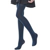leg elegant Girls Microfiber Soft Opaque Footed Dance Tights and