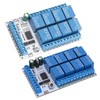 Eujgoov 8 Channel Relay Module Control Board DC 5V/12V Switch