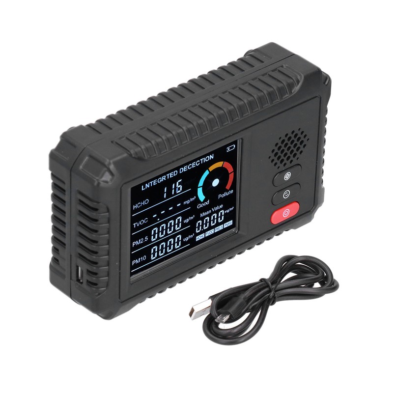 Multifunctional Air Quality Monitor Formaldehyde PM2.5 PM10 Detector for Home