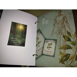 Jamie's bargain store Herbalist Junk Journal Scrapbook USA