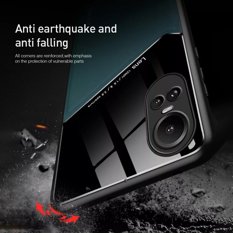 Generic Funda For Oppo Reno 10 Pro Adsorbible Carbamato Cuero