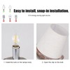 6Pcs E14 ClipOn Lampshade European Fabric Lamp Shade for Hall