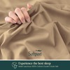 Taupe Duvet Cover Oversized King Plus 128x120 - 3 Piece