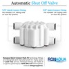 Automatic Shut off Valve Quick Connect 1/4" Inch Fittings for