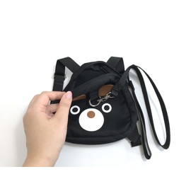 Imai Company Lost String Backpack, Black, For Kids, Babies, Toddlers, Lost Prevention, Bear: Black