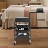 HAPPCUCOE Spa Portable Cart with Wheels, Beauty Salon Nail Cart,3