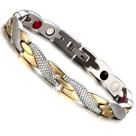 HLMIN Viking Bracelet for Men Women, Titanium Steel Wristband Bracelet Dragon Pattern Link Chain Jewelry, Hypoallergenic Fashion Women Men Bracelet Jewelry Gift for Dad/Husband