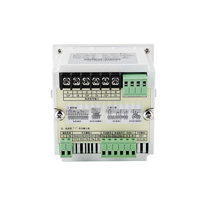 FTVOGUE Multi Function Three Phase Programmable Power Meter Electric Digital