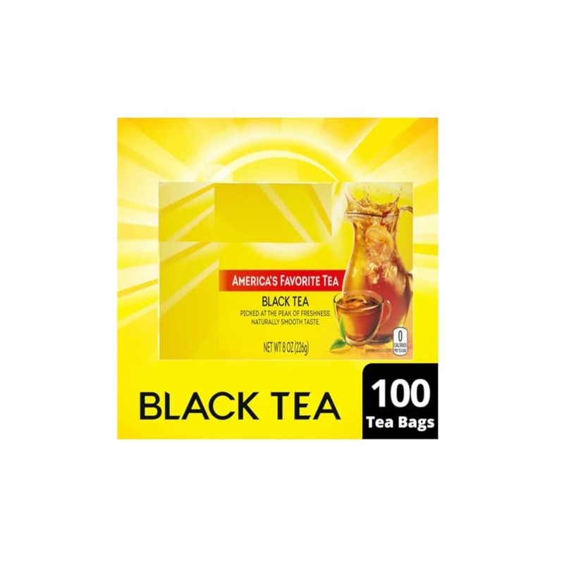 Black Tea Bags, Individually Wrapped 100 Count