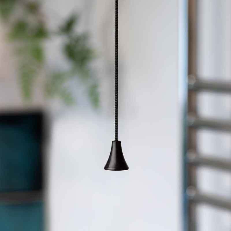 Pull Cord String for Bathroom Light or Ceiling Switches, Jet