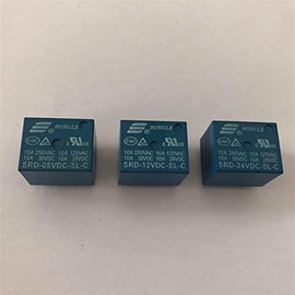 FINPAN Relay SRD-05VDC-SL-C SRD-09VDC-SL-C SRD-12VDC-SL-C SRD-24VDC-SL-C 5V 9V 12V 24V 10A 250VAC 5PIN T73 Relay (Size : SRD-05VDC-SL-A 4PIN)