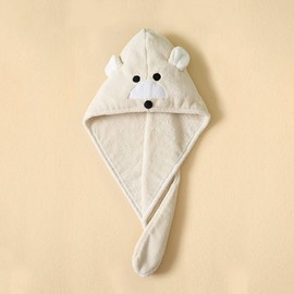Hair Turban Adult Children's Hair Towel Microfibre Hair Drying Towel with Button Headscarf Quick-Drying Absorbent Hair Drying Towel Girls Women Swimming Cap Panda Towel for Shower Salon Bathroom