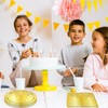 40 PCS Gold Birthday Tableware Set for Golden Themed Happy