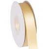 Joycrosso Chamois Double Faced Glitter Ribbon, Luxury Gold Purl Ribbon,