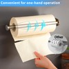 ZUNTO Paper Towel Holder Under Cabinet - Self Adhesive &