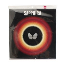 Butterfly 05540 Table Tennis Rubber Safira Soft Backing for Beginners Red Extra Thick